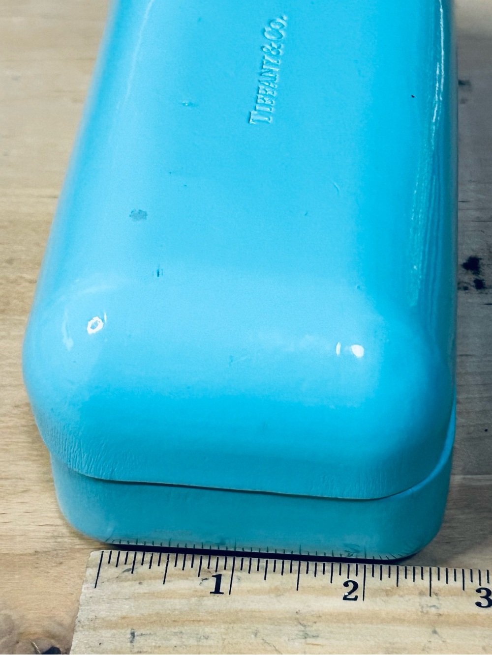 TIFFANY & Co. Blue Sunglasses Hard Case Large Authentic - Picture 5 of 8